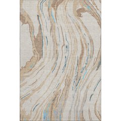 Premium Machine Washable Mayfield AMF1037 Beige 3' x 5' Rug