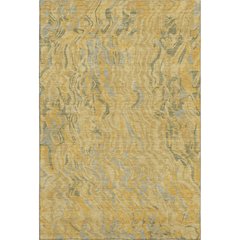 Premium Machine Washable Mayfield AMF1038 Gold 3' x 5' Rug