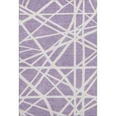 Premium Machine Washable Mayfield AMF1040 Lavender 3' x 5' Rug