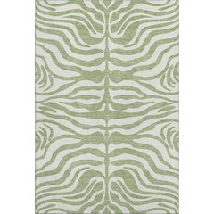 Premium Machine Washable Mayfield AMF1042 Aloe 3' x 5' Rug
