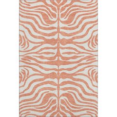Premium Machine Washable Mayfield AMF1042 Coral 3' x 5' Rug