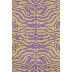 Premium Machine Washable Mayfield AMF1043 Purple 3' x 5' Rug
