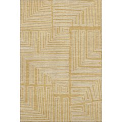 Premium Machine Washable Mayfield AMF1045 Gold 3' x 5' Rug