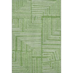 Premium Machine Washable Mayfield AMF1045 Green 3' x 5' Rug