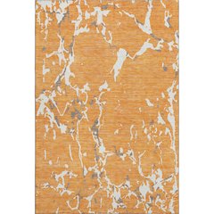 Premium Machine Washable Mayfield AMF1046 Orange 3' x 5' Rug
