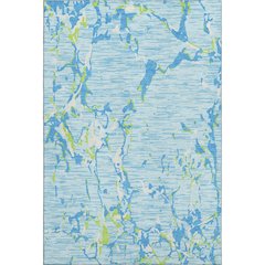 Premium Machine Washable Mayfield AMF1046 Sky 3' x 5' Rug