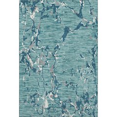 Premium Machine Washable Mayfield AMF1046 Teal 3' x 5' Rug