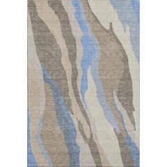 Premium Machine Washable Mayfield AMF1047 Taupe 3' x 5' Rug