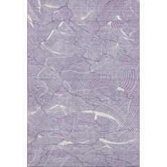 Premium Machine Washable Mayfield AMF1048 Purple 3' x 5' Rug