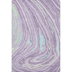 Premium Machine Washable Mayfield AMF1051 Lavender 3' x 5' Rug