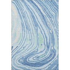 Premium Machine Washable Mayfield AMF1051 Sky 3' x 5' Rug