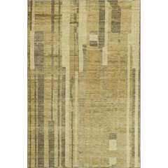 Premium Machine Washable Mayfield AMF1063 Gold 3' x 5' Rug