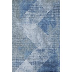 Premium Machine Washable Mayfield AMF1065 Blue 3' x 5' Rug
