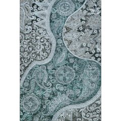 Premium Machine Washable Mayfield AMF1078 Teal 3' x 5' Rug