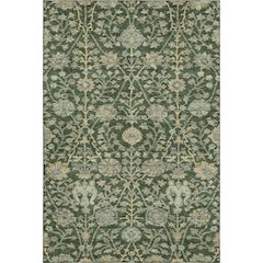 Premium Machine Washable Mayfield AMF1087 Green 3' x 5' Rug