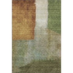 Premium Machine Washable Mayfield AMF1100 Green 3' x 5' Rug