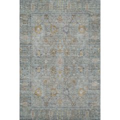 Premium Machine Washable Mayfield AMF1106 Teal 3' x 5' Rug