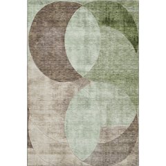 Premium Machine Washable Mayfield AMF1140 Aloe 3' x 5' Rug