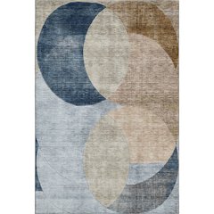 Premium Machine Washable Mayfield AMF1140 Sky 3' x 5' Rug