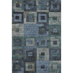 Premium Machine Washable Mayfield AMF1142 Blue 3' x 5' Rug