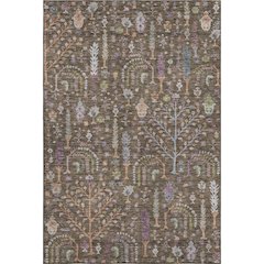 Premium Machine Washable Mayfield AMF1152 Brown 3' x 5' Rug