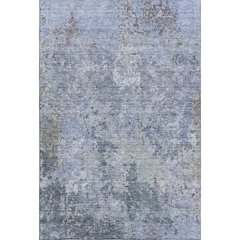 Premium Machine Washable Mayfield AMF1162 Blue 3' x 5' Rug