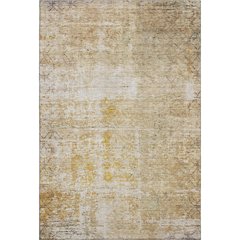 Premium Machine Washable Mayfield AMF1169 Gold 3' x 5' Rug