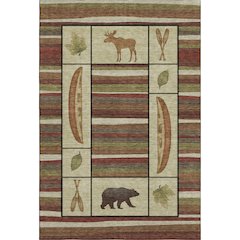 Premium Machine Washable Mayfield  Multi 3' x 5' Rug