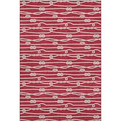 Premium Machine Washable Mayfield  Red 3' x 5' Rug