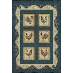 Premium Machine Washable Mayfield  Midnight 3' x 5' Rug