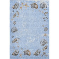 Premium Machine Washable Mayfield  Blue 3' x 5' Rug