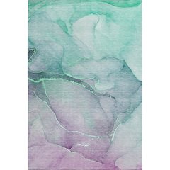 Premium Machine Washable Mayfield  Aloe 3' x 5' Rug