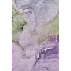 Premium Machine Washable Mayfield  Purple 3' x 5' Rug
