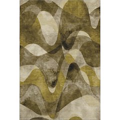Premium Machine Washable Mayfield  Coffee 3' x 5' Rug