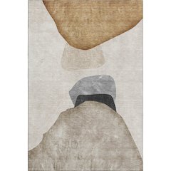 Premium Machine Washable Mayfield  Brown 3' x 5' Rug