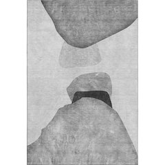 Premium Machine Washable Mayfield  Gray 3' x 5' Rug