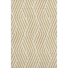 Premium Machine Washable Mayfield  Gold 3' x 5' Rug