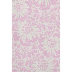 Premium Machine Washable Mayfield  Pink 3' x 5' Rug