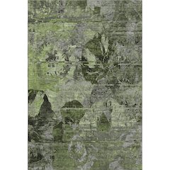 Premium Machine Washable Mayfield  Green 3' x 5' Rug