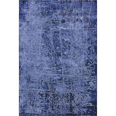 Premium Machine Washable Mayfield  Navy 3' x 5' Rug