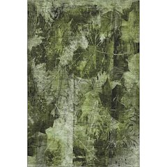 Premium Machine Washable Mayfield  Green 3' x 5' Rug