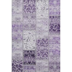 Premium Machine Washable Mayfield  Purple 3' x 5' Rug