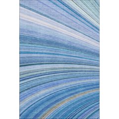 Premium Machine Washable Mayfield  Blue 3' x 5' Rug