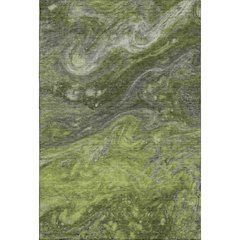 Premium Machine Washable Mayfield  Green 3' x 5' Rug