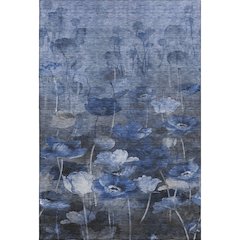 Premium Machine Washable Mayfield  Blue 3' x 5' Rug