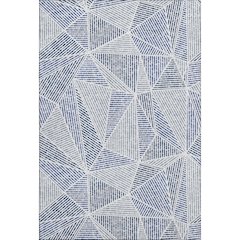 Premium Machine Washable Mayfield  Navy 3' x 5' Rug