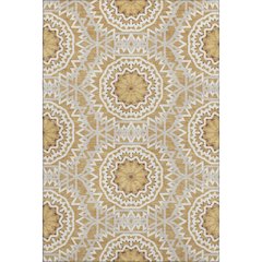 Premium Machine Washable Mayfield  Gold 3' x 5' Rug