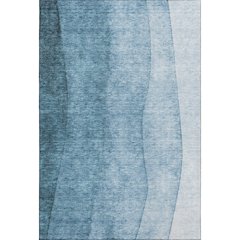 Premium Machine Washable Mayfield  Blue 3' x 5' Rug