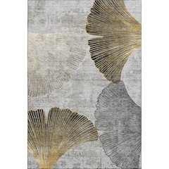 Premium Machine Washable Mayfield  Gray 3' x 5' Rug
