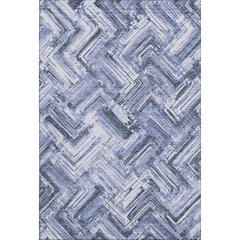 Premium Machine Washable Mayfield  Blue 3' x 5' Rug